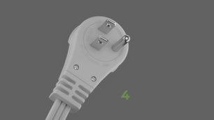 360° Rotating Flat Plug Multi-Outlet Extension Cord