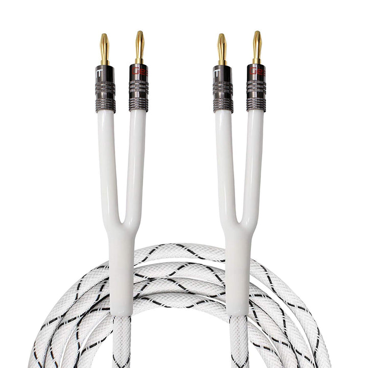 GearIT 14AWG Premium Heavy Duty Braided Speaker Wire Cable Dual Gold Plated Banana Plug Tips - In-Wall CL2 - Oxygen-Free Copper (OFC) - www.gearit.com