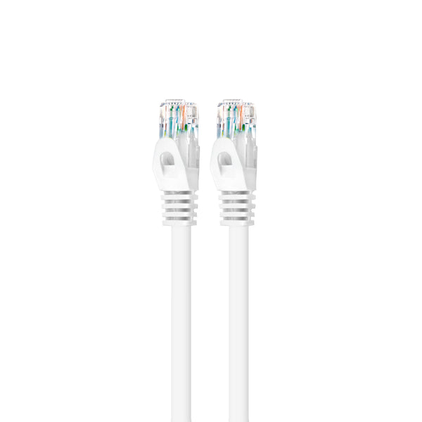 GearIT Cat6 Ethernet Patch Cable - Premium Flexible Soft Tab, Snagless RJ45, Stranded, 550Mhz, UTP, Pure Bare Copper Wire, 24AWG - White - www.gearit.com