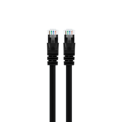 GearIT Cat6 Ethernet Patch Cable 24awg Snagless RJ45, Pure Copper - Black - GearIT