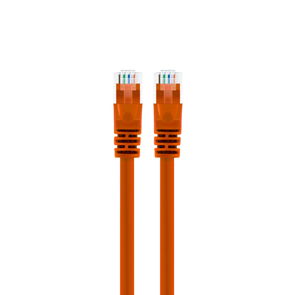 GearIT Cat6 Ethernet Patch Cable - Snagless RJ45, Stranded, 550Mhz, UTP, Pure Bare Copper Wire, 24AWG  - Orange - www.gearit.com