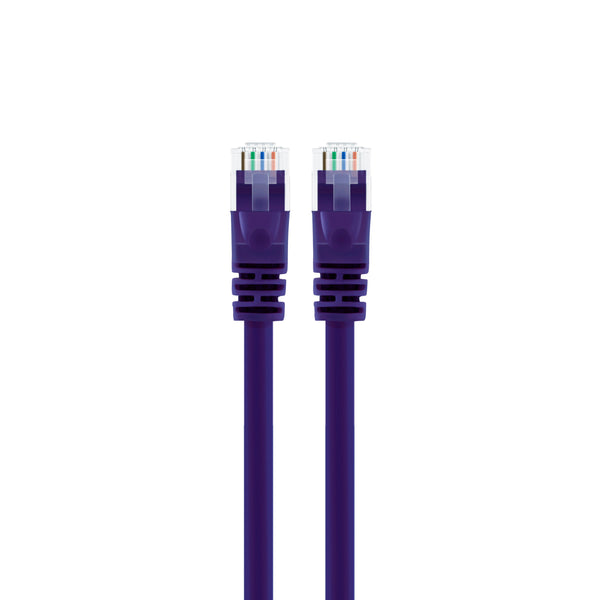 GearIT Cat6 Ethernet Patch Cable - Snagless RJ45, Stranded, 550Mhz, UTP, Pure Bare Copper Wire, 24AWG  - Purple - www.gearit.com