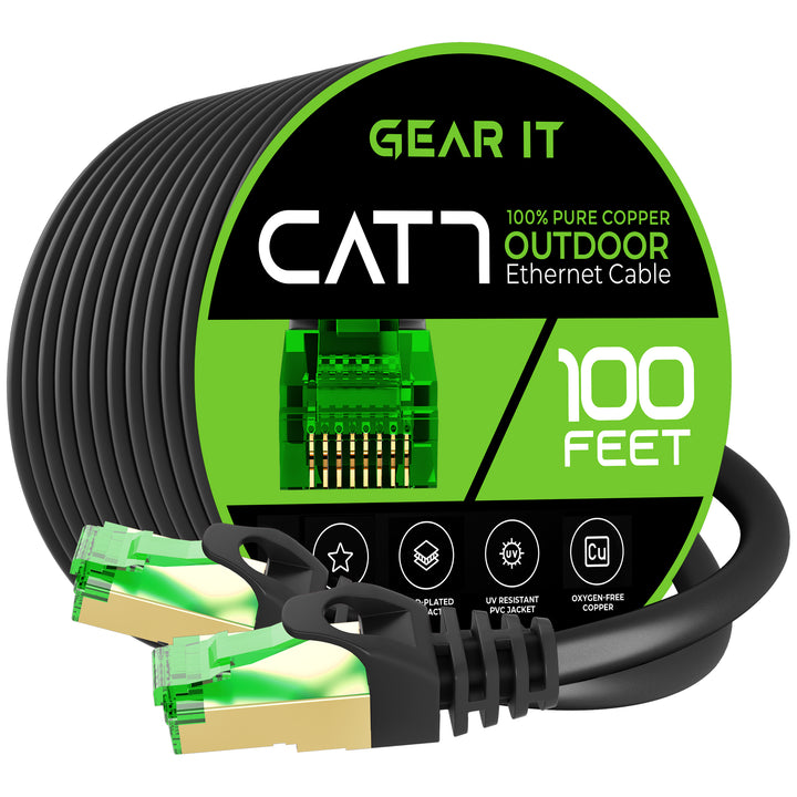 How many feet can you run cat7 cable?