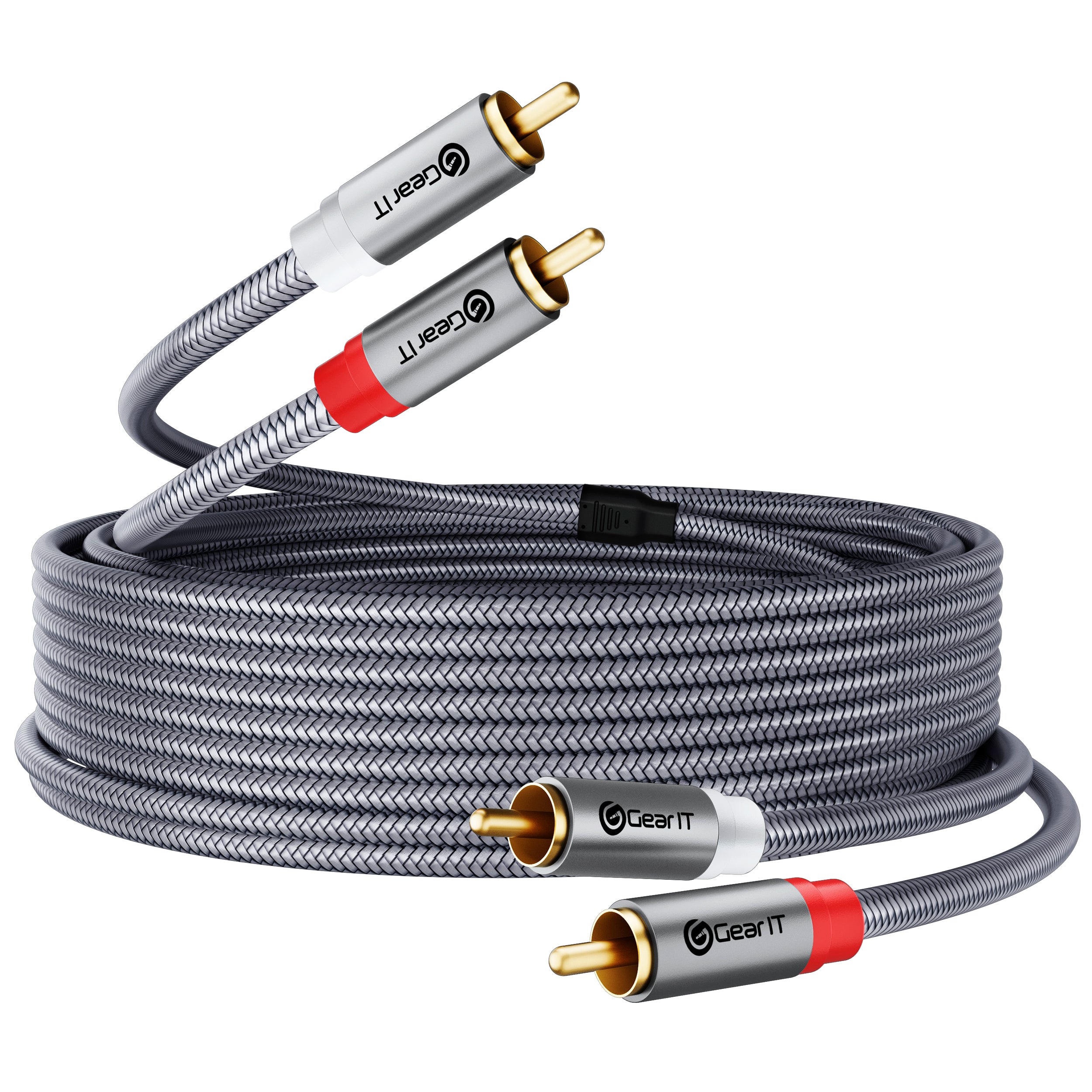 2 Rca To 2 Rca 2 RCA Male to 2 RCA Male Stereo Audio Cables RCA Stereo Cable Shielded ...