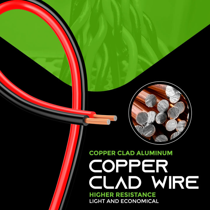 GearIT 20 Gauge Bonded GPT Primary Wire, Black/Red - GearIT
