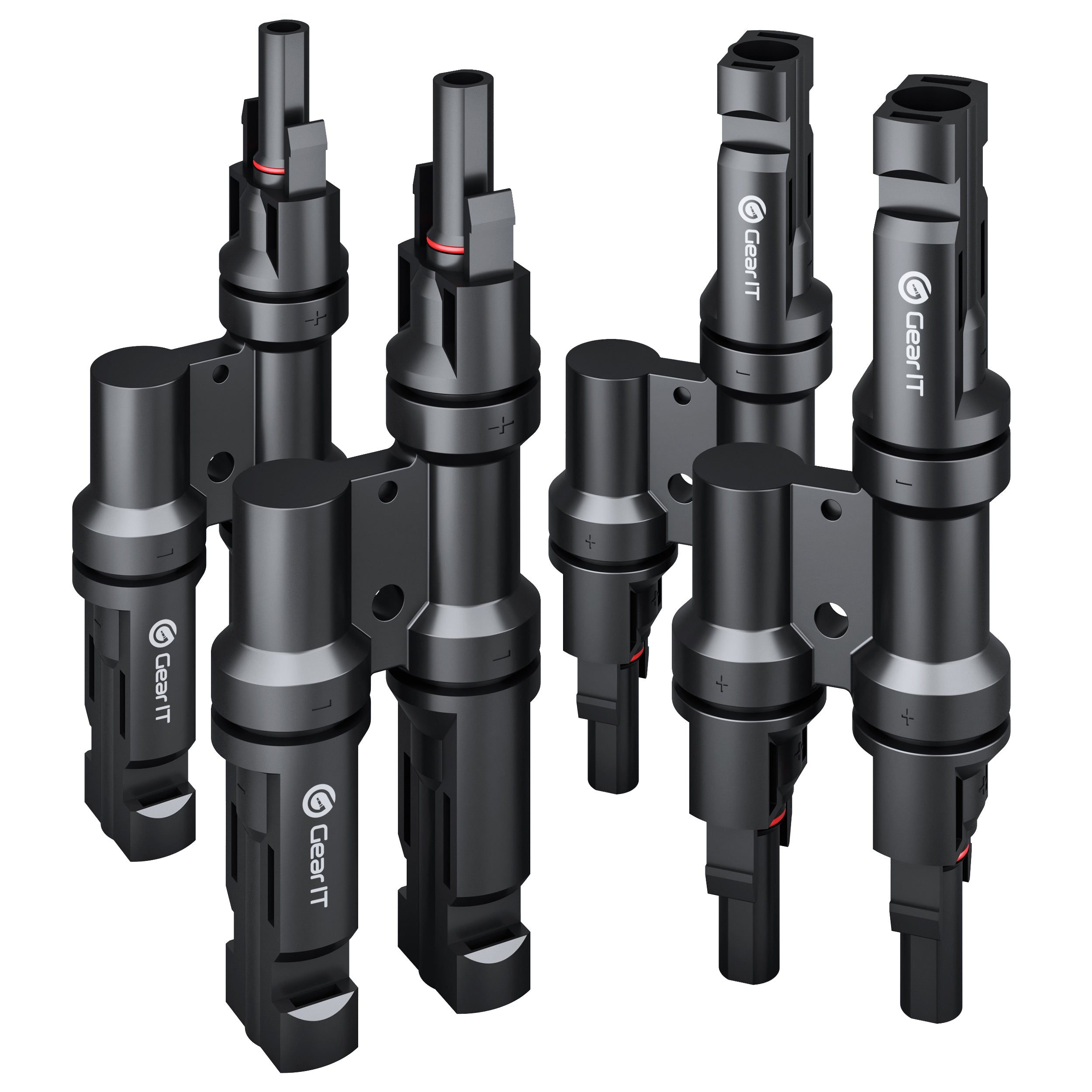 Solar Panel Parallel Connectors with Male to Female Solar Connectors f ...