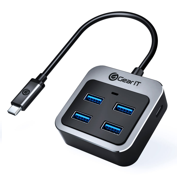4 Port USB 3.1 Adapter, USB C Hub - Thunderbolt 3/4 compatible – GearIT