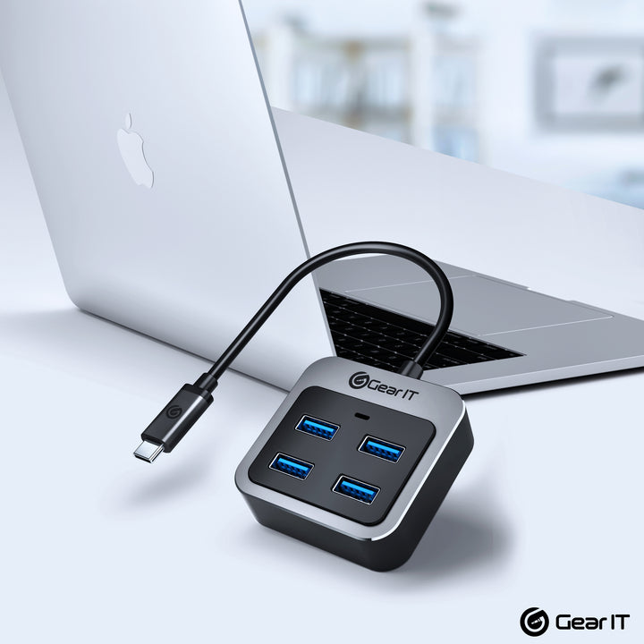 Hub USB C A 4 Porte USB 3.0 - Adattatore Compact Per MacBook, IPad, Surface - Foto 5